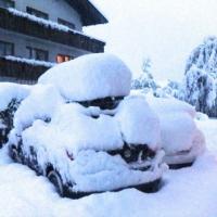 Восточные Альпы попали в снежный шторм