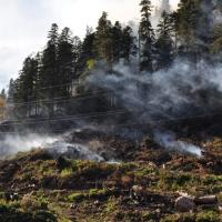 Пожар в окрестностях Архыза ликвидирован